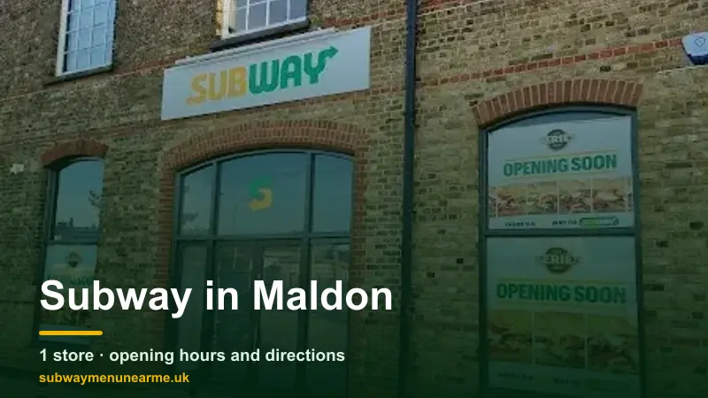 subway maldon