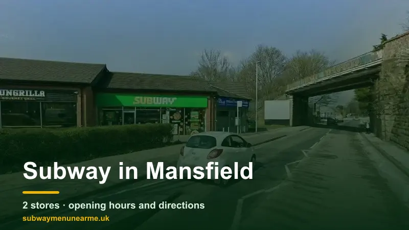 subway mansfield