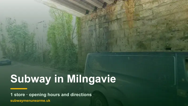 subway milngavie