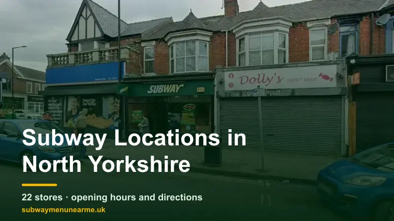 subway north yorkshire locations