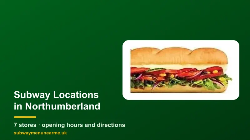 subway northumberland locations