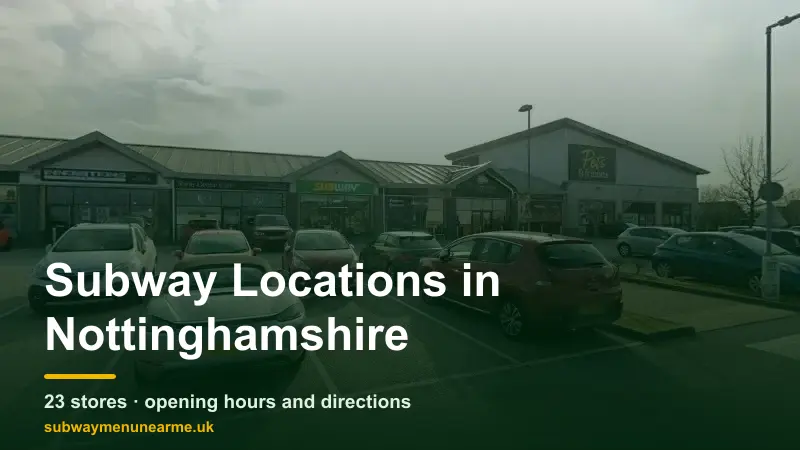 subway nottinghamshire locations