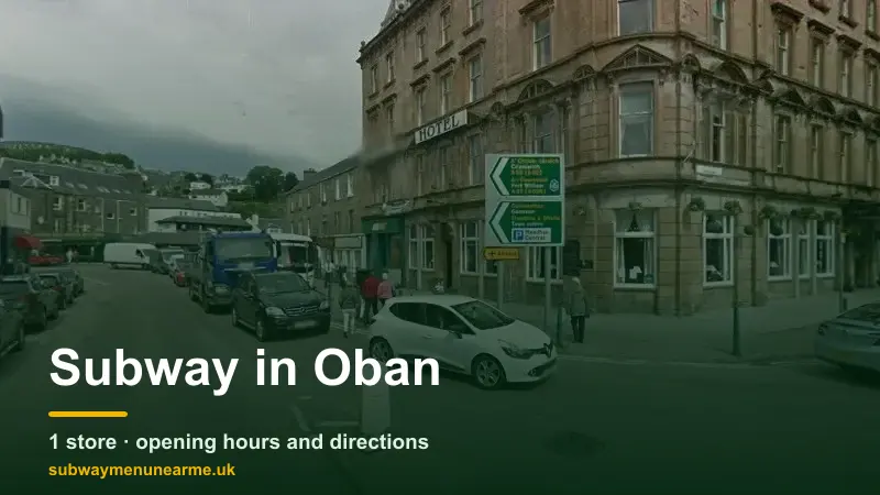 subway oban