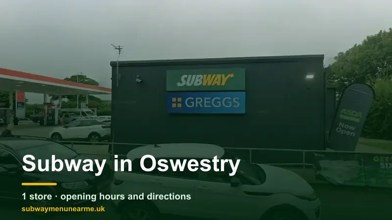 subway oswestry