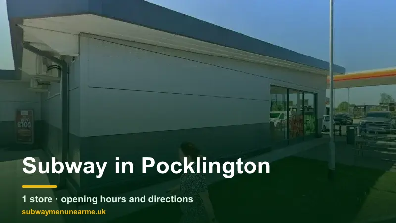 subway pocklington