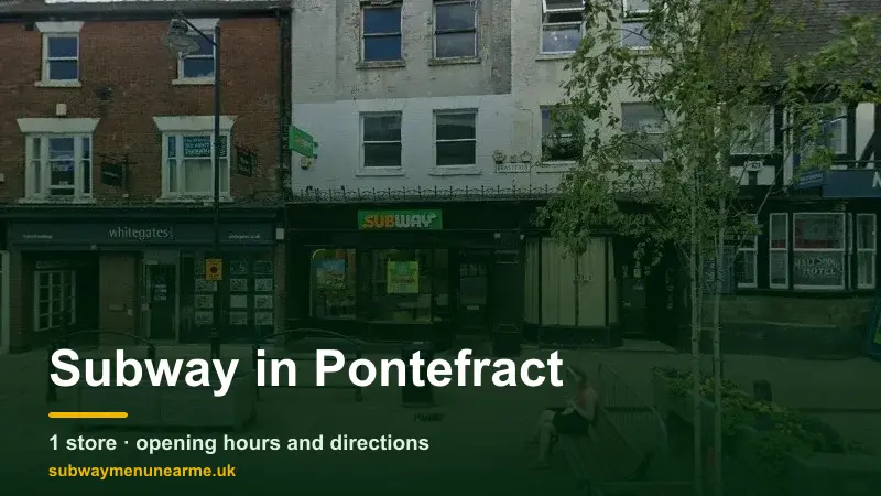 subway pontefract