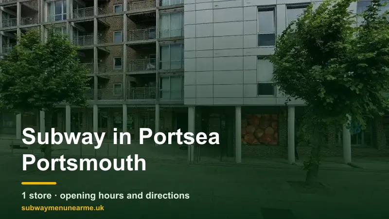 subway portsea portsmouth