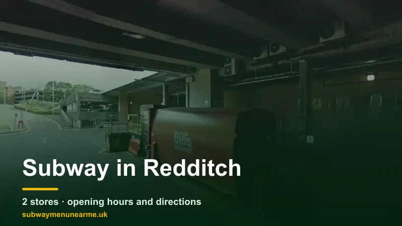 subway redditch