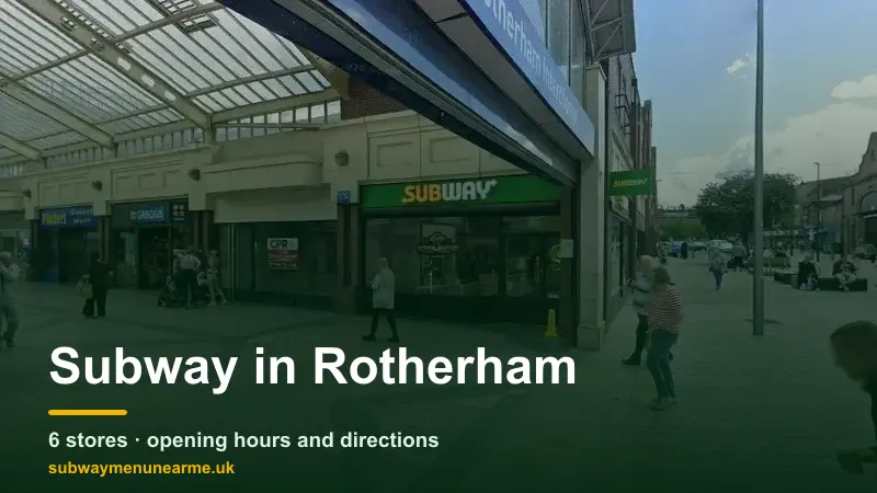 subway rotherham