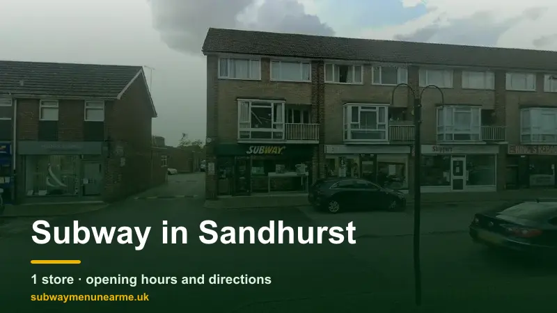 subway sandhurst