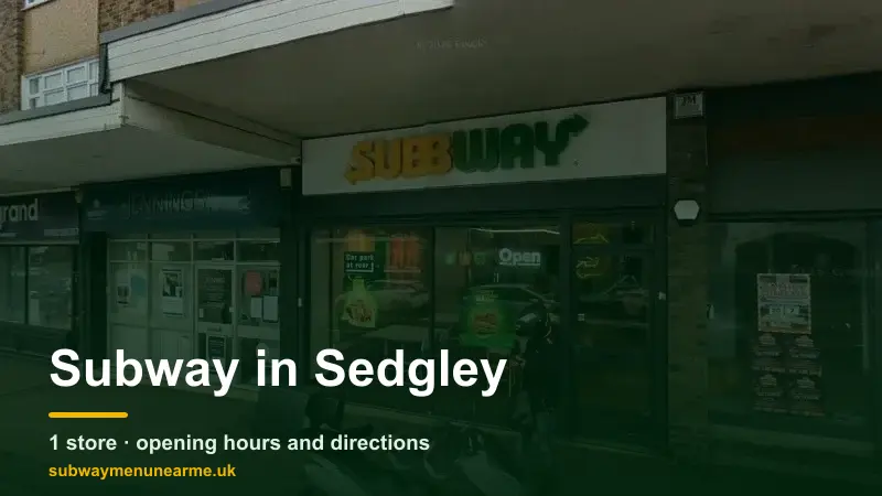 subway sedgley