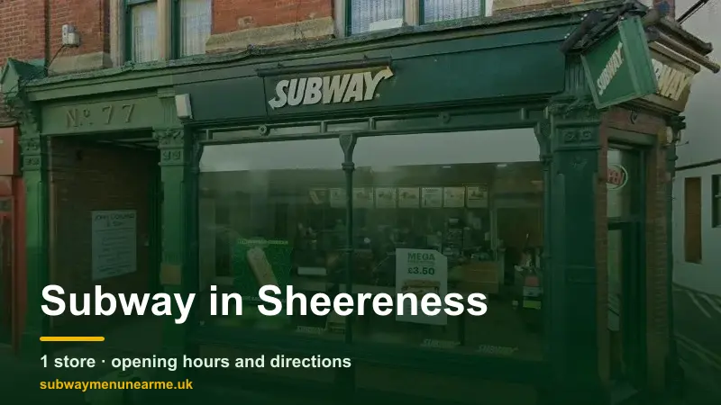 subway sheereness