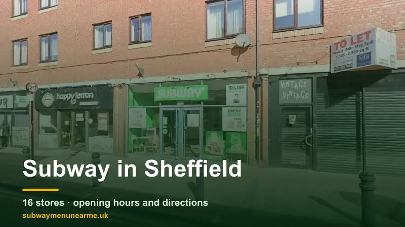 subway sheffield