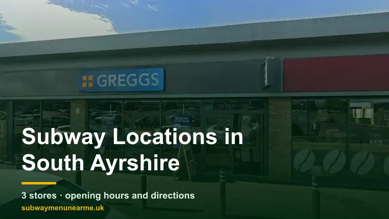 subway south ayrshire locations