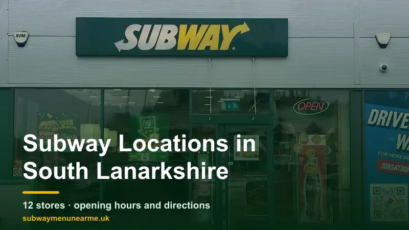 subway south lanarkshire locations