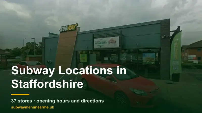 subway staffordshire locations