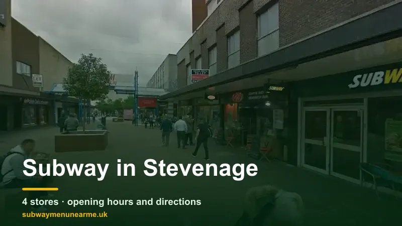 subway stevenage