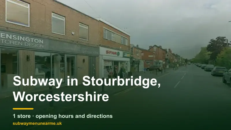 subway stourbridge worcestershire