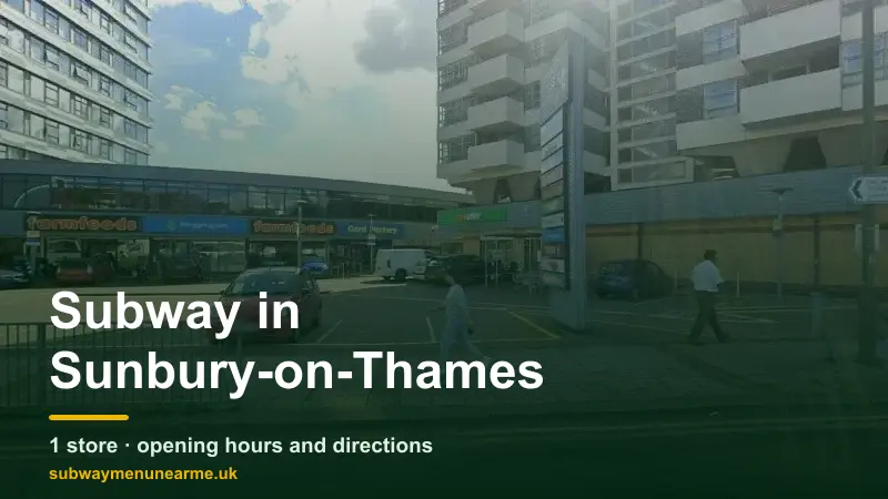 subway sunbury-on-thames