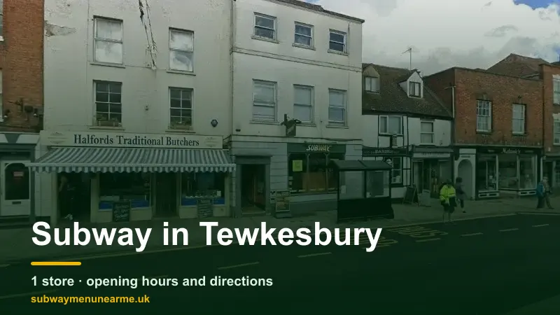 subway tewkesbury