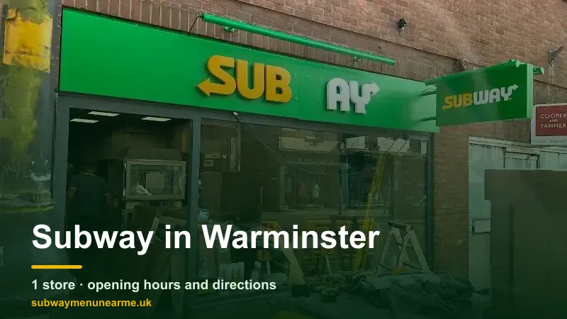 subway warminster