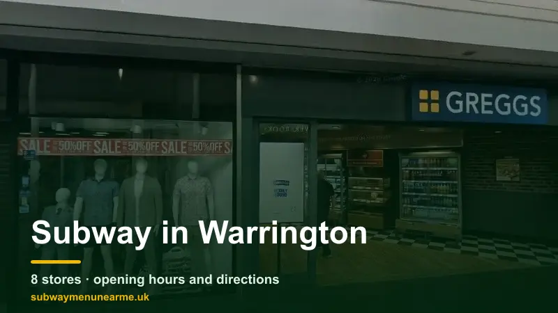 subway warrington