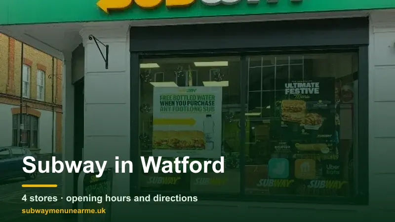 subway watford