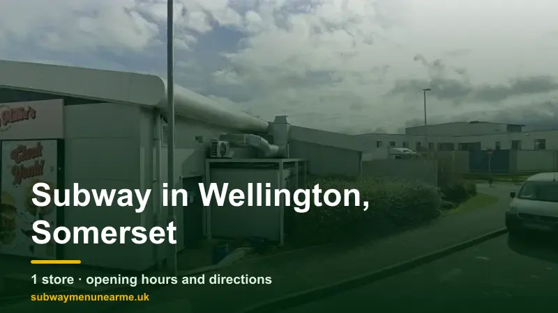 subway wellington somerset