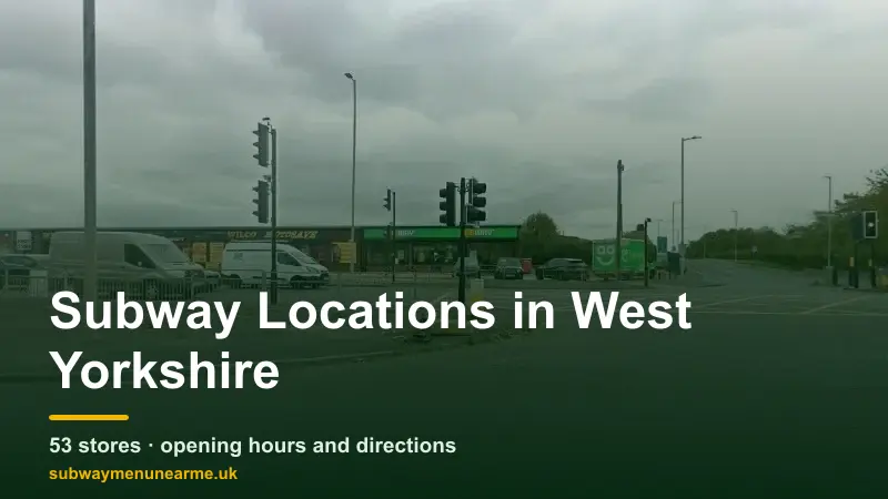 subway west yorkshire locations