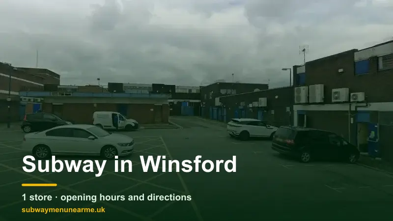 subway winsford