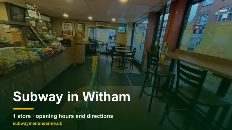 subway witham